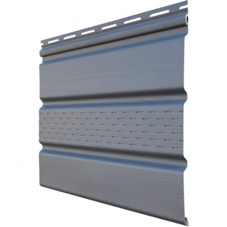 Софит T4 Grand Line серый графит c частичной перфорацией Софит T4 Grand Line серый графит c частичной перфорацией