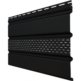 Софит Grand Line Premium Acryl Черный c частичной перфорацией 