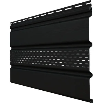 Софит Grand Line Premium Acryl Черный c частичной перфорацией 