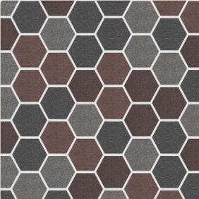 Фасадная панель АМК Соты микс 322