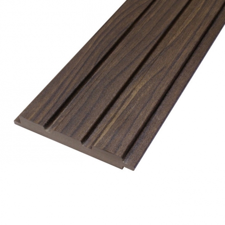 Реечная панель WanderPlast 3D Орех темный