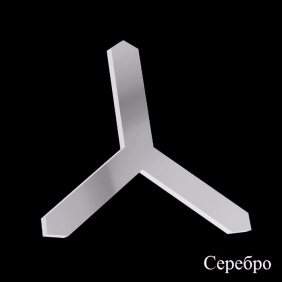 Зеркальные самоклеящиеся ПВХ Mirror Wall Триангл 1.0