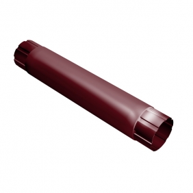 Grand Line Металл Standart Ø90 Труба круглая соединительная красная, 1 м 