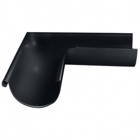 Водосточная система Optima Металл Ø150 Угол желоба внешний 90º графит