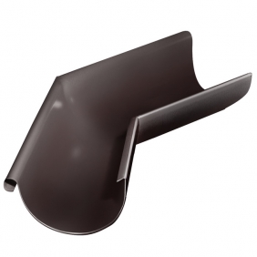Grand Line Металл Standart Ø125 Угол желоба внешний 135º шоколад