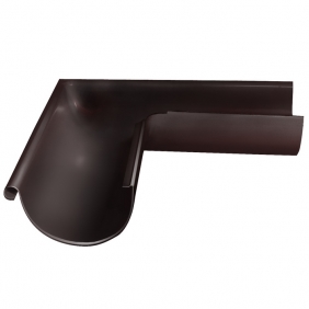 Grand Line Металл Standart Ø150 Угол желоба внешний 90º шоколад