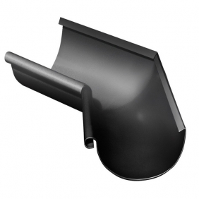 Grand Line Металл Standart Ø125 УУгол желоба внутренний 135º черный