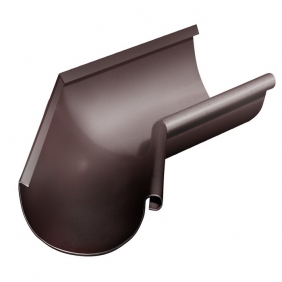 Grand Line Металл Standart Ø125 УУгол желоба внутренний 135º шоколад