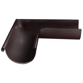 Водосточная система Optima Металл Ø150 Угол желоба внутренний 90º шоколад