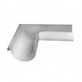 Водосточная система Optima Металл Ø150 Угол желоба внешний 90º белый  