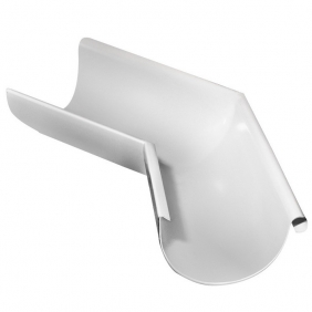 Grand Line Металл Standart Ø125 Угол желоба внешний 135º белый