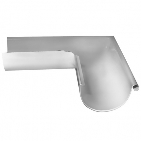 Grand Line Металл Standart Ø125 Угол желоба внешний 90º белый