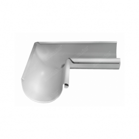 Водосточная система Optima Металл Ø150 Угол желоба внутренний 90º белый 