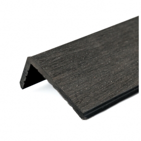 Уголок декоративный для террасной доски МПК Верста 2D / 3000х70х35 мм Венге