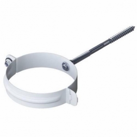 Альта-Профиль Элит Хомут трубы металл белый