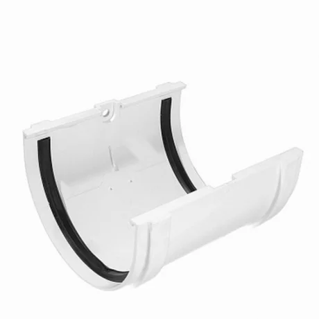 Водосточная система Docke Lux Соединение желоб пломбир