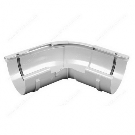 Водосточная система Docke Lux Угол регулируемый 60˚-160˚ пломбир