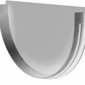 Docke Lux Заглушка желоба пломбир