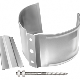 Grand Line Standart Хомут трубы металл на кирпич белый