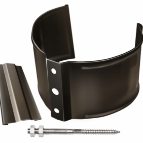 Grand Line Standart Хомут трубы металл на кирпич коричневый
