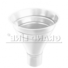 Grand Line Металл Standart Ø250/90 Воронка водосборная белая