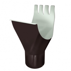 Водосточная система Optima Металл Ø125/90 Воронка темно-коричневый