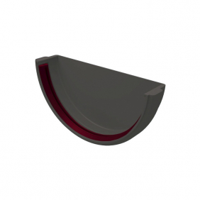 Grand Line Standart Заглушка желоба универсальная графит