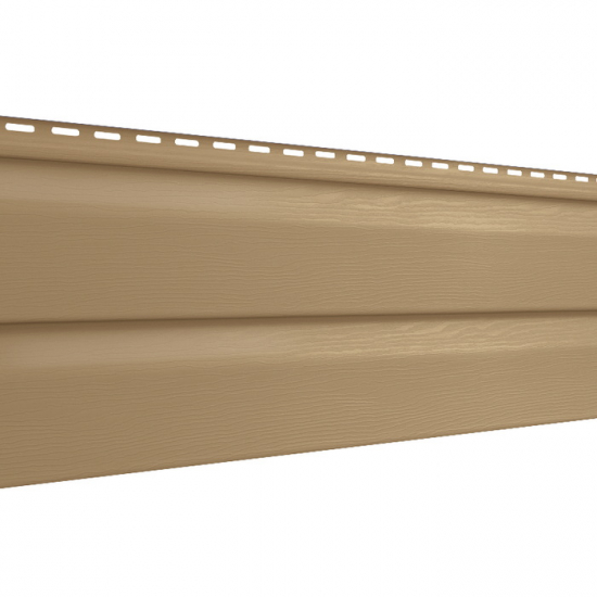 Сайдинг Ю-пласт (корабельный брус) Льняной