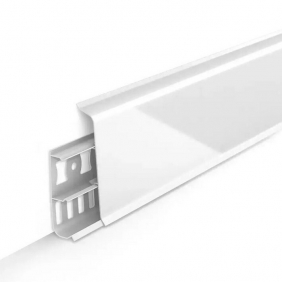 ПВХ Ideal Deconika высота 100 мм Белый глянцевый 001-0