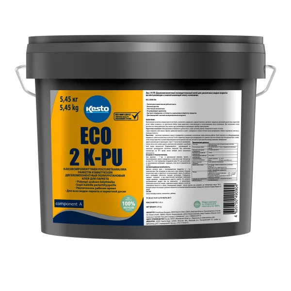 Клей Kesto Eco 2 K-PU для паркета 2-х компонентный