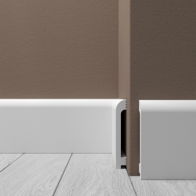 Напольный плинтус из полистирола Де-Багет H3 100/16