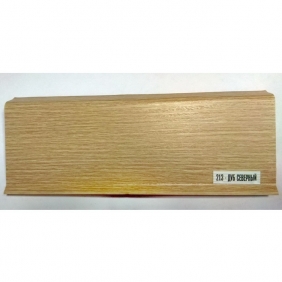 Напольный плинтус ПВХ Ideal Deconika 55 мм Дуб северный 213