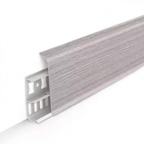 ПВХ Ideal Deconika высота 100 мм Ясень серый 253