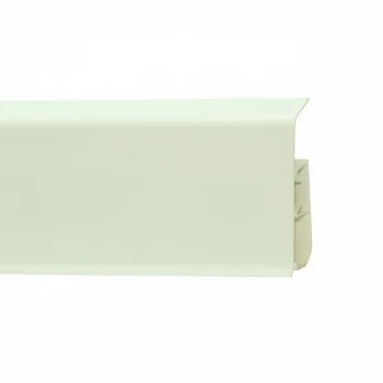 Напольный плинтус ПВХ Winart Quadro Белый матовый 318