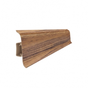 Напольный плинтус ПВХ Sanrelia SanFlex 528 Орех Темный