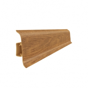 Напольный плинтус ПВХ Sanrelia SanFlex 533 Дуб Жженый