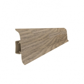 Напольный плинтус ПВХ Sanrelia SanFlex 550 Ироко