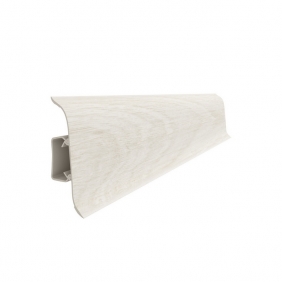 Напольный плинтус ПВХ Sanrelia SanFlex Дуб молочный