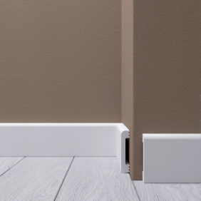 Напольный плинтус из полистирола Де-Багет H8 60/12