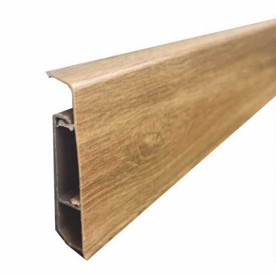 Плинтус напольный крашеный из ПВХ ULTRA LINE - 711 Хюгге 2,2м (РФ) Плинтус напольный крашеный из ПВХ ULTRA LINE - 711 Хюгге 2,2м (РФ)