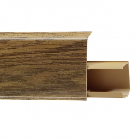 Напольный плинтус ПВХ Winart Tera Дуб антрацит 711