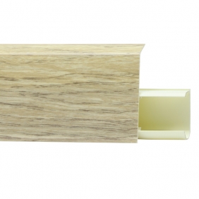 Напольный плинтус ПВХ Winart Tera Белый ясень 739