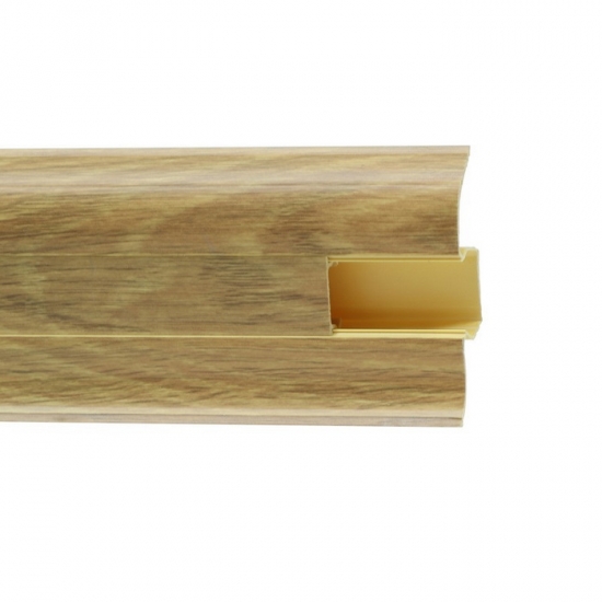 Напольный плинтус ПВХ Winart 58 мм Дуб Робеалис 821