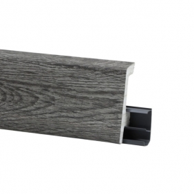 Напольный плинтус дюрополимер Winart Quadro Дуб макиато