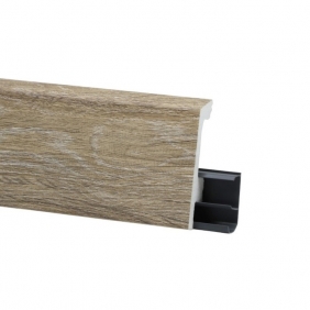 Напольный плинтус дюрополимер Winart Quadro Дуб петровский