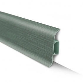 Напольный плинтус ПВХ Ideal Классик Зеленый 027