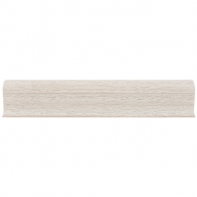 Напольный плинтус ПВХ LinePlast Клен белый L064