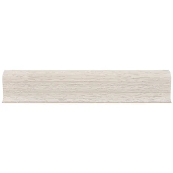 Напольный плинтус ПВХ LinePlast Клен белый L064