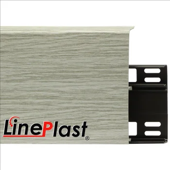 Напольный плинтус ПВХ LinePlast Ясень Хесрет LB004 100 мм
