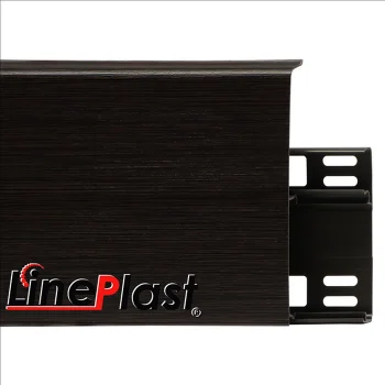 Напольный плинтус ПВХ LinePlast Тиковое дерево LB006 100 мм